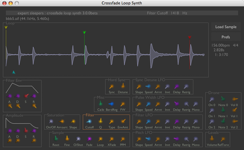 Crossfade Loop Synth screenshot